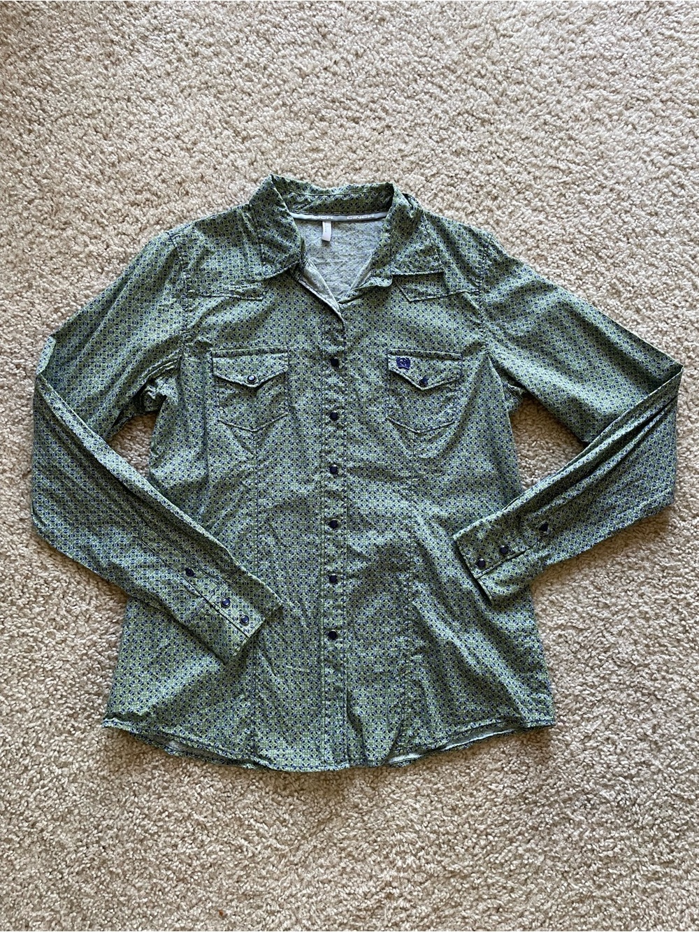 Cinch Floral Button Shirt
